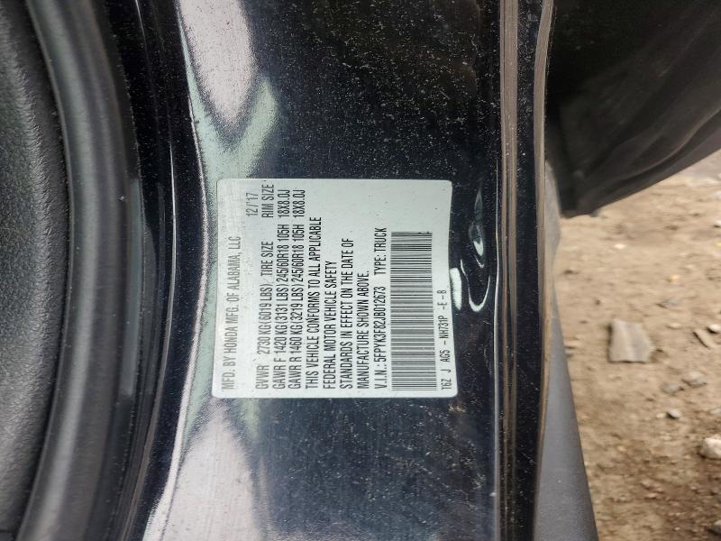 Aukcja sprzedaży 2018 Honda Ridgeline, vin: 5FPYK3F82JB012673, numer aukcji: 52943096
