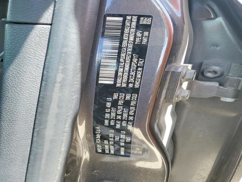 54482466 :رقم المزاد ، ZACCJBCTXGPD49117 vin ، 2016 Jeep Renegade مزاد بيع