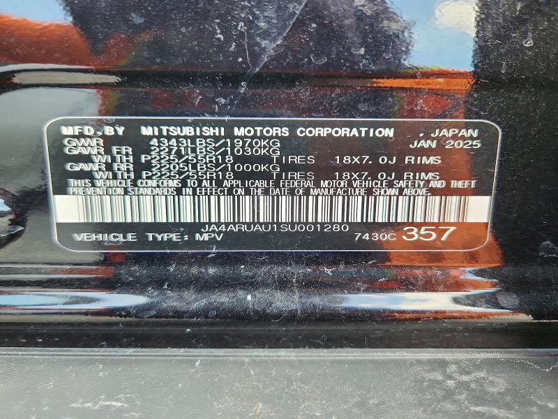 Aukcja sprzedaży 2025 Mitsubishi Outlander Sport, vin: JA4ARUAU1SU001280, numer aukcji: 54276926