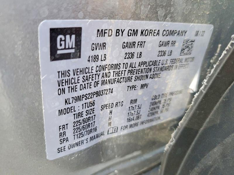 Продажа на аукционе авто 2023 Chevrolet Trailblazer, vin: KL79MPS22PB037274, номер лота: 54121746
