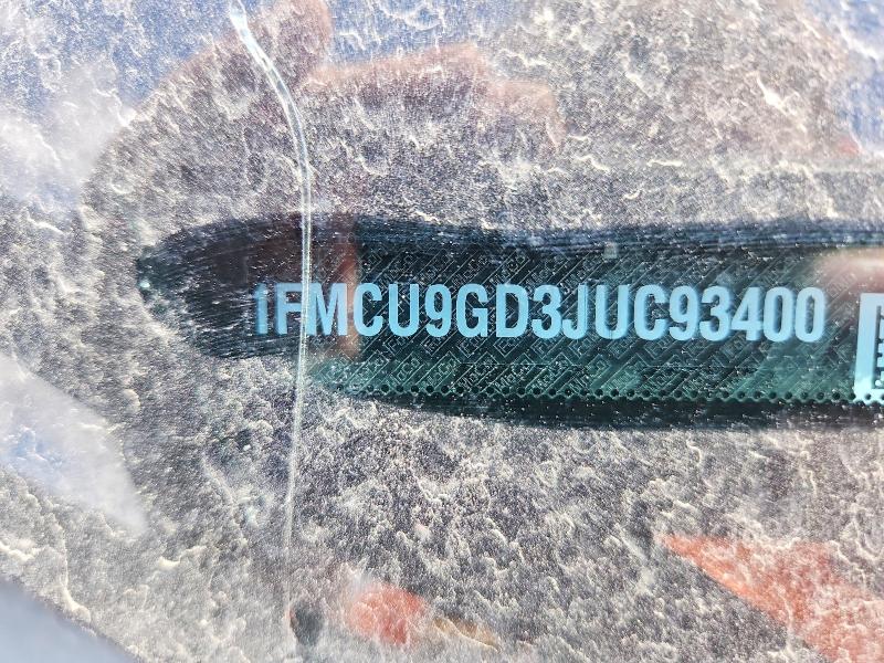 Продажа на аукционе авто 2018 Ford Escape, vin: 1FMCU9GD3JUC93400, номер лота: 52140946