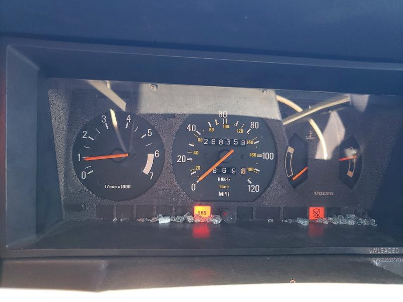 55403576 :رقم المزاد ، YV1AA8847L1392538 vin ، 1990 Volvo 240 مزاد بيع