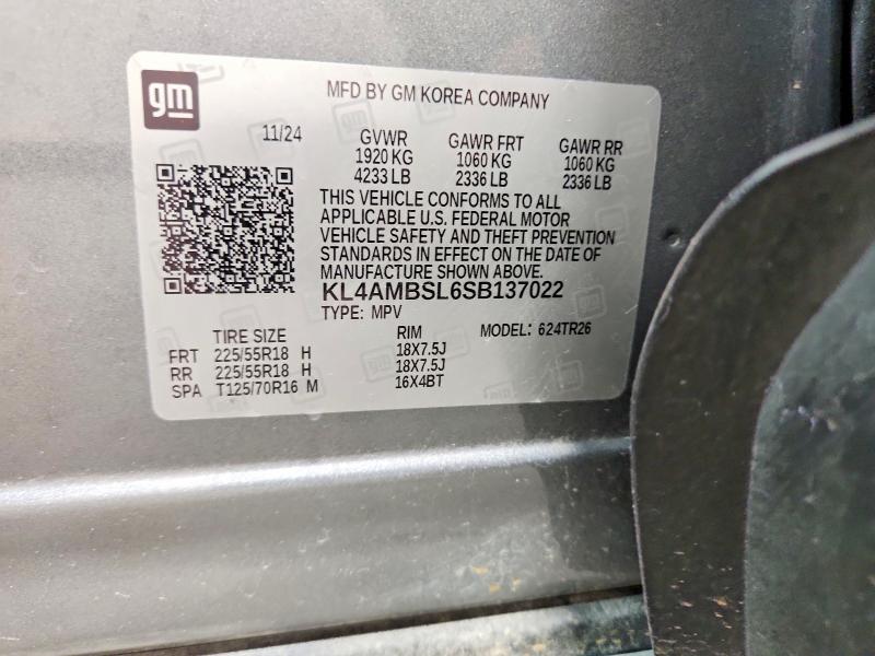 53603276 :رقم المزاد ، KL4AMBSL6SB137022 vin ، 2025 Buick Encore Gx مزاد بيع