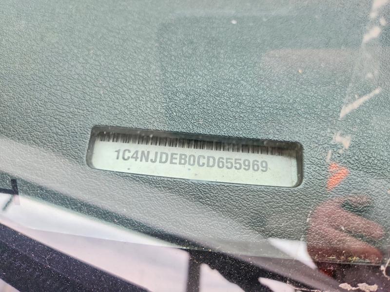53396116 :رقم المزاد ، 1C4NJDEB0CD655969 vin ، 2012 Jeep Compass مزاد بيع