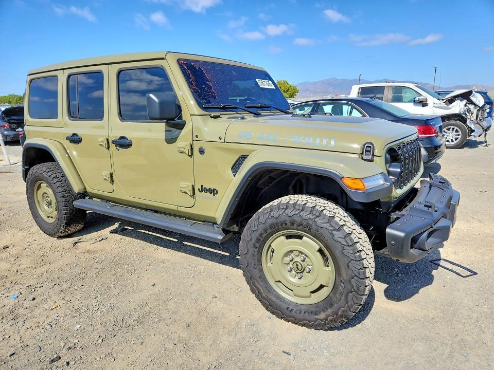 Продажа на аукционе авто 2025 Jeep Wrangler, vin: 1C4RJXN60SW537946, номер лота: 53811636