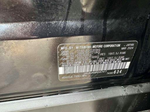 Aukcja sprzedaży 2024 Mitsubishi Outlander, vin: JA4J4UA89RZ057417, numer aukcji: 49512096