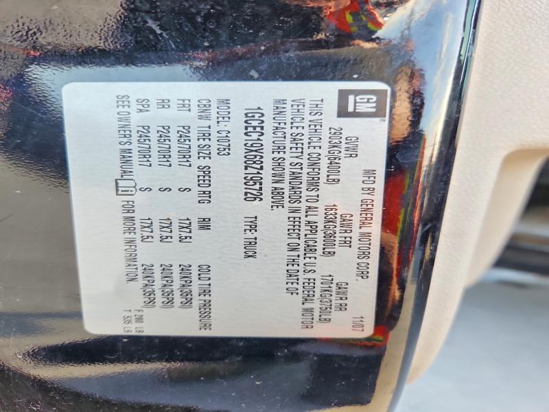 2008 Chevrolet Silverado მანქანა იყიდება აუქციონზე, vin: 1GCEC19X68Z195726, აუქციონის ნომერი: 52308986