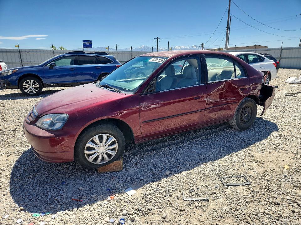 Продажа на аукционе авто 2002 Honda Civic, vin: 1HGES16502L023564, номер лота: 53961636