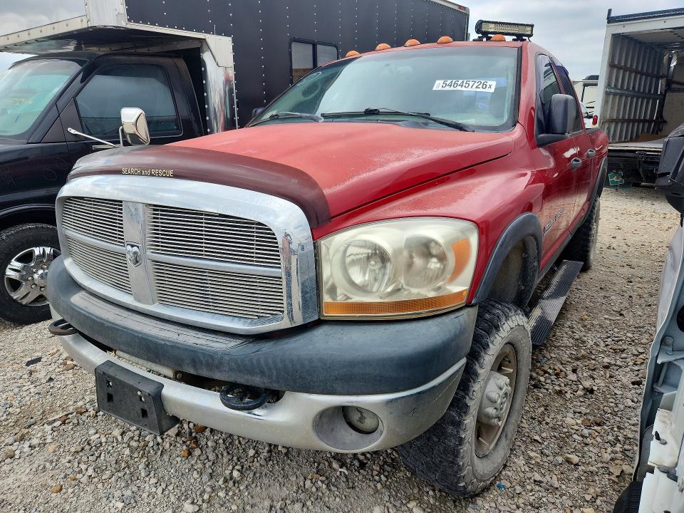 2006 Dodge Ram 2500 მანქანა იყიდება აუქციონზე, vin: 3D7KS28D66G186160, აუქციონის ნომერი: 54645726
