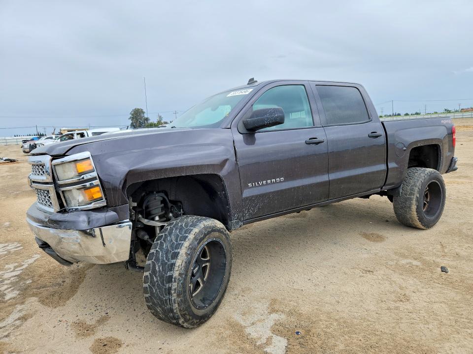 55376496 :رقم المزاد ، 3GCUKREH3EG512529 vin ، 2014 Chevrolet Silverado مزاد بيع