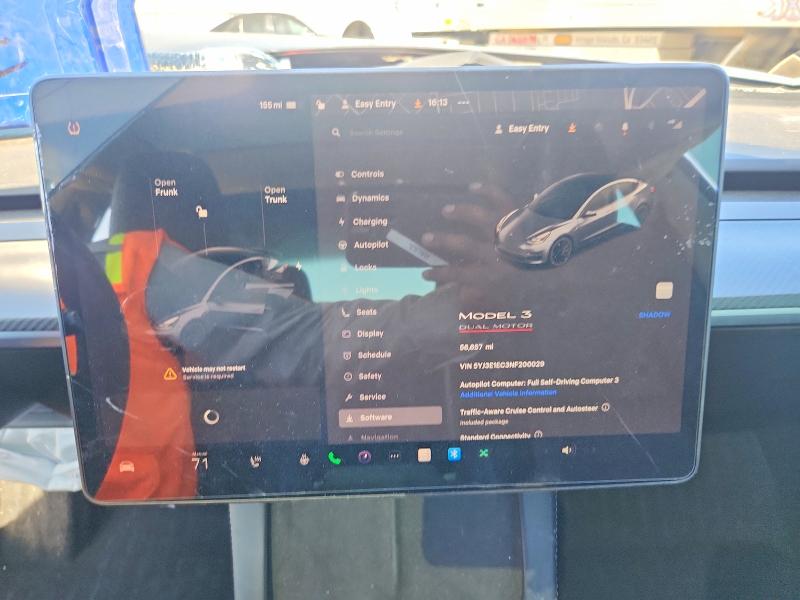 Aukcja sprzedaży 2022 Tesla Model 3, vin: 5YJ3E1EC3NF200029, numer aukcji: 54633916