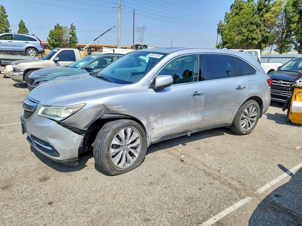 2015 Acura Mdx მანქანა იყიდება აუქციონზე, vin: 5FRYD4H44FB007497, აუქციონის ნომერი: 53321436