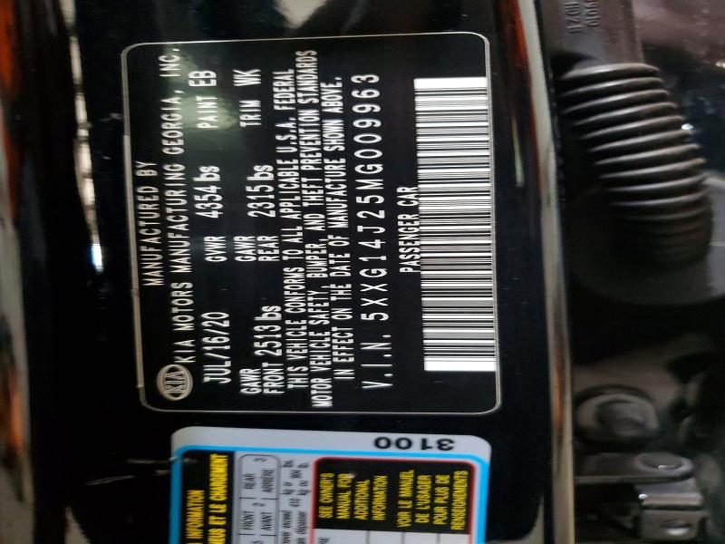 Продаж на аукціоні авто 2021 Kia K5, vin: 5XXG14J25MG009963, номер лоту: 53020646