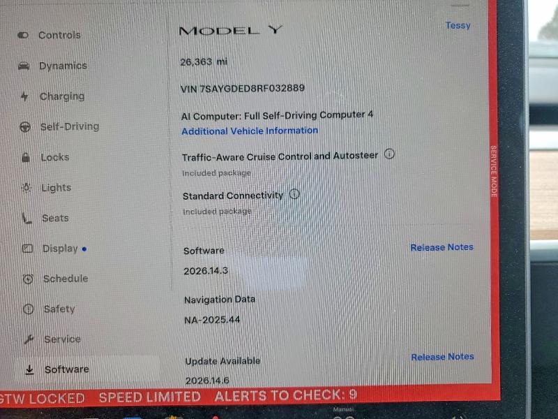 Продажа на аукционе авто 2024 Tesla Model Y, vin: 7SAYGDED8RF032889, номер лота: 55556366