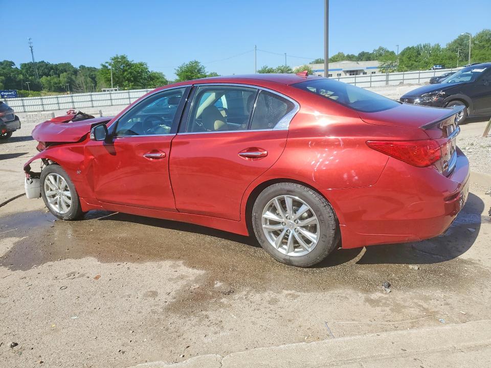53281876 :رقم المزاد ، JN1BV7ARXEM697647 vin ، 2014 Infiniti Q50 مزاد بيع