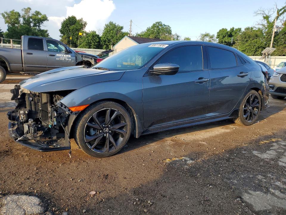 55611926 :رقم المزاد ، SHHFK7H49KU419178 vin ، 2019 Honda Civic مزاد بيع