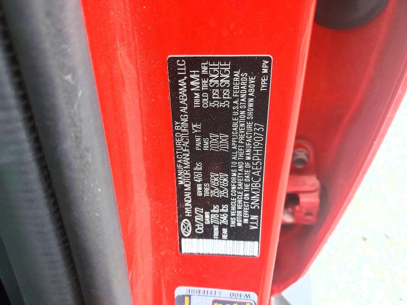2023 Hyundai Tucson მანქანა იყიდება აუქციონზე, vin: 5NMJBCAE5PH190737, აუქციონის ნომერი: 54953126