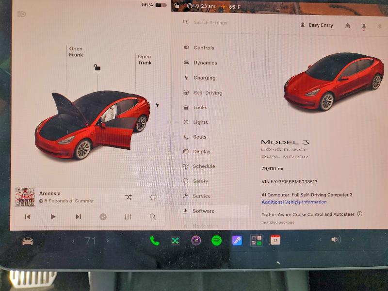 Aukcja sprzedaży 2021 Tesla Model 3, vin: 5YJ3E1EB8MF033513, numer aukcji: 50723306