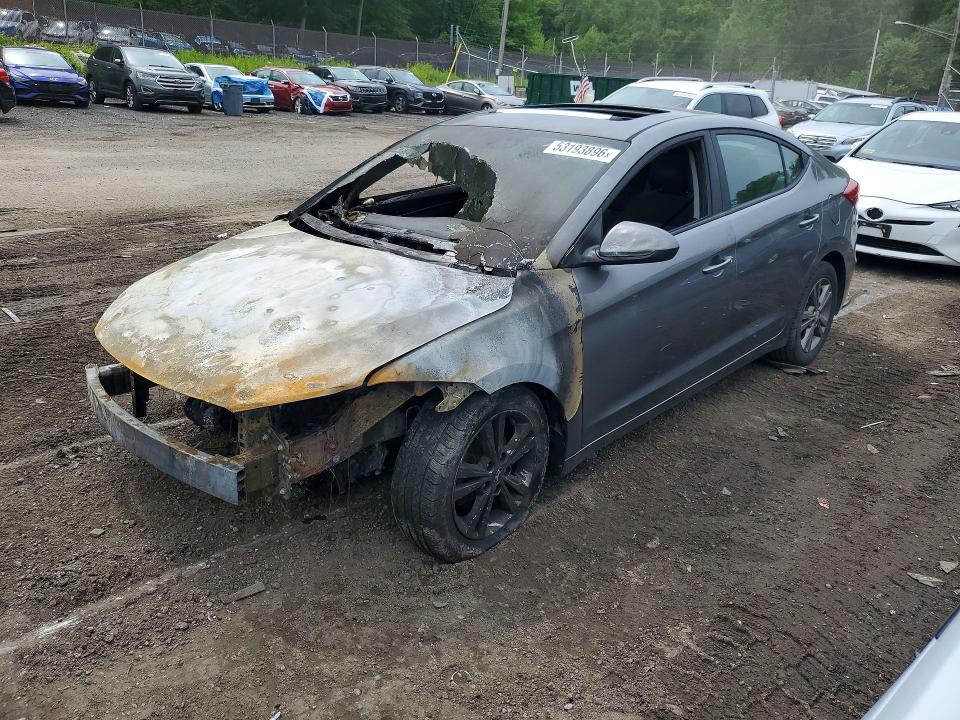 2018 Hyundai Elantra მანქანა იყიდება აუქციონზე, vin: 5NPD84LF0JH270688, აუქციონის ნომერი: 53193896