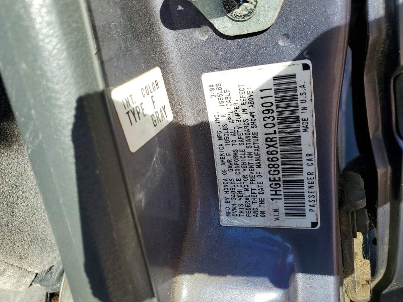 Продаж на аукціоні авто 1994 Honda Civic, vin: 1HGEG866XRL039011, номер лоту: 51770006