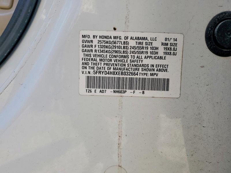 Aukcja sprzedaży 2014 Acura Mdx, vin: 5FRYD4H8XEB032664, numer aukcji: 53936566