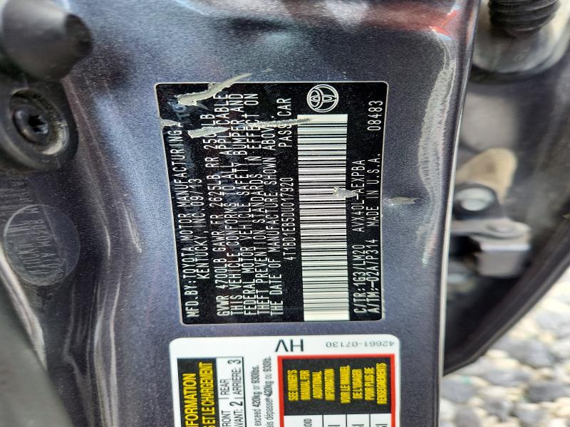 Продажа на аукционе авто 2013 Toyota Avalon Hybrid, vin: 4T1BD1EB5DU017920, номер лота: 53755726