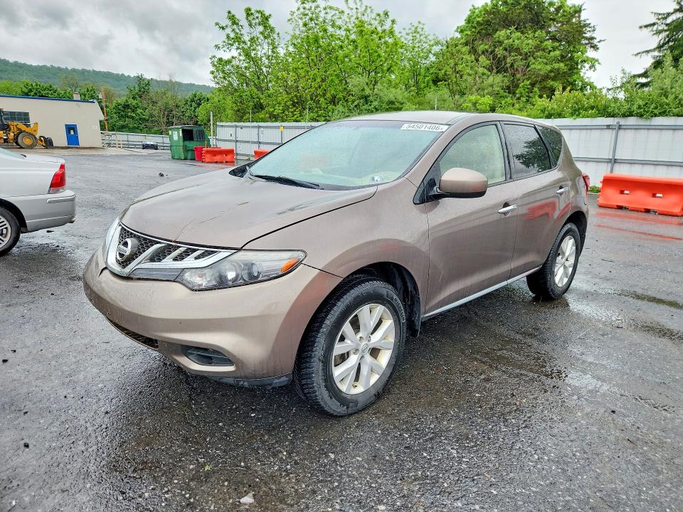 Auction sale of the 2014 Nissan Murano, vin: JN8AZ1MWXEW526143, lot number: 54501406