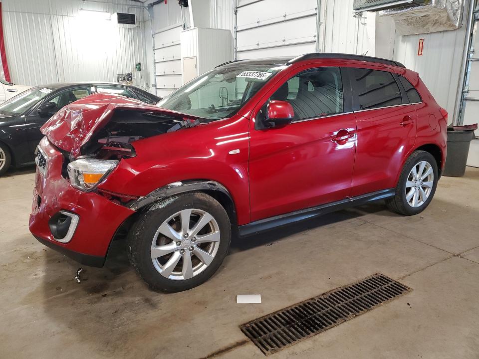 2015 Mitsubishi Outlander Sport მანქანა იყიდება აუქციონზე, vin: 4A4AR4AUXFE048418, აუქციონის ნომერი: 53337766