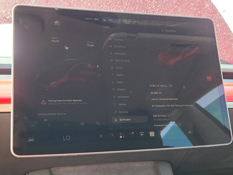 Продажа на аукционе авто 2023 Tesla Model 3, vin: 5YJ3E1EA2PF686866, номер лота: 52695226