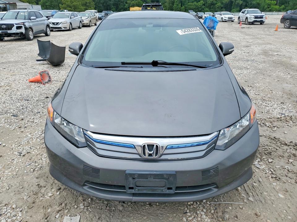 54283326 :رقم المزاد ، JHMFB4F3XCS009261 vin ، 2012 Honda Civic مزاد بيع