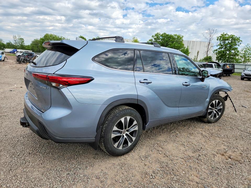 2021 Toyota Highlander მანქანა იყიდება აუქციონზე, vin: 5TDGBRCH9MS061591, აუქციონის ნომერი: 55368906