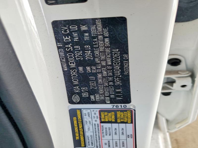 Продажа на аукционе авто 2019 Kia Forte, vin: 3KPF24AD4KE022624, номер лота: 53252296