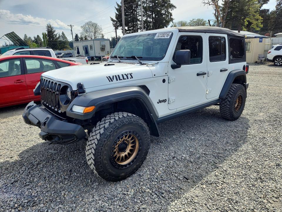 Продажа на аукционе авто 2022 Jeep Wrangler Unlimited, vin: 1C4HJXDN7NW196201, номер лота: 52220216
