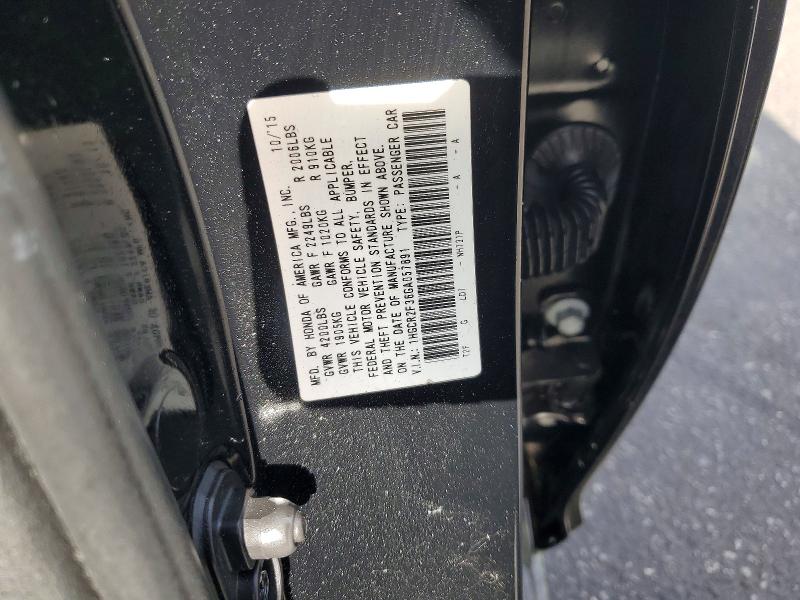 Aukcja sprzedaży 2016 Honda Accord, vin: 1HGCR2F36GA057891, numer aukcji: 54861716