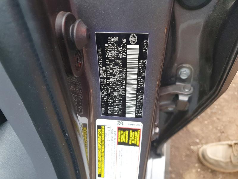 53956676 :رقم المزاد ، 4T1B21HK3JU505826 vin ، 2018 Toyota Camry Hybrid مزاد بيع