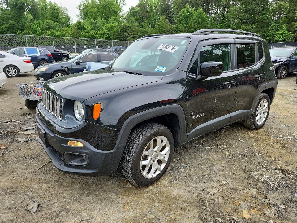 Продаж на аукціоні авто 2017 Jeep Renegade, vin: ZACCJBBB7HPG59042, номер лоту: 54983116