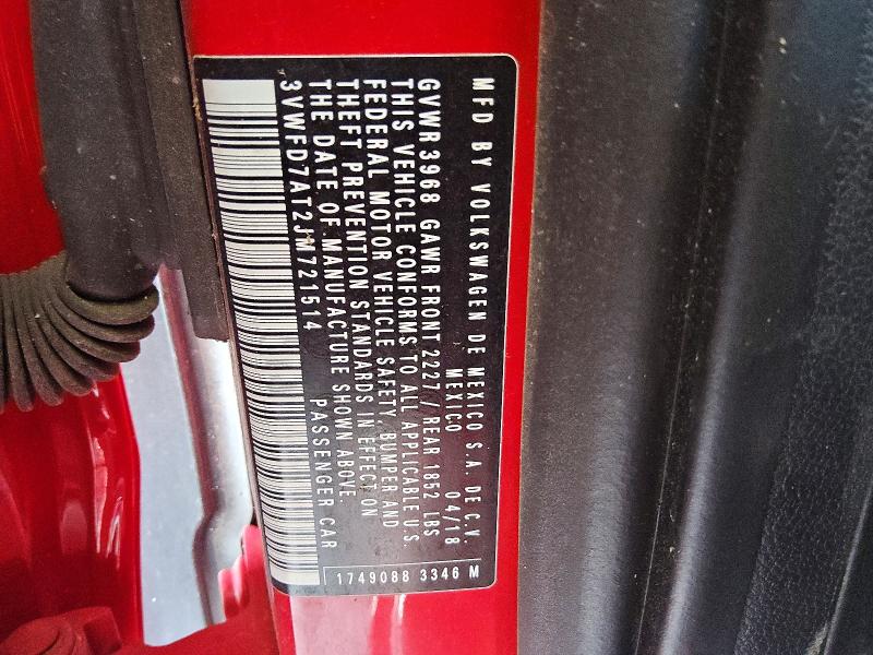 Продажа на аукционе авто 2018 Volkswagen Beetle, vin: 3VWFD7AT2JM721514, номер лота: 50716996