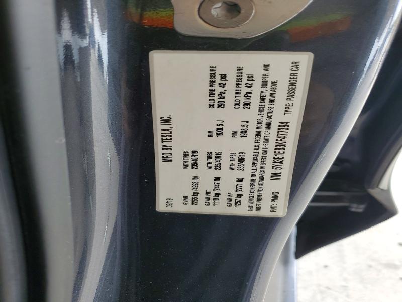 Aukcja sprzedaży 2019 Tesla Model 3, vin: 5YJ3E1EB3KF477394, numer aukcji: 50670926