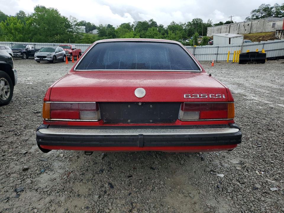 Aukcja sprzedaży 1987 Bmw 635, vin: WBAEC7404H0608080, numer aukcji: 54538616