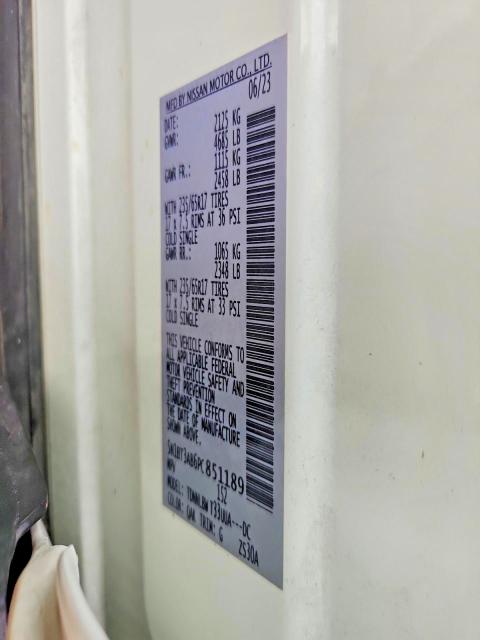 2023 Nissan Rogue მანქანა იყიდება აუქციონზე, vin: 5N1BT3AB6PC851189, აუქციონის ნომერი: 54105756