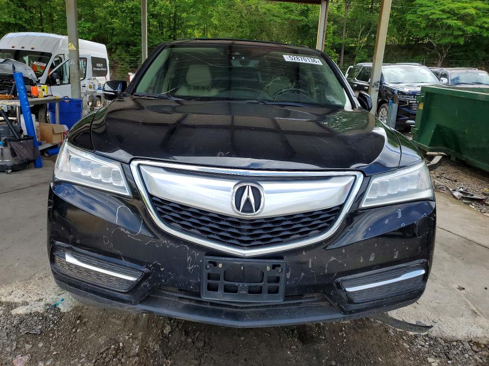 52870136 :رقم المزاد ، 5FRYD4H42GB025501 vin ، 2016 Acura Mdx مزاد بيع