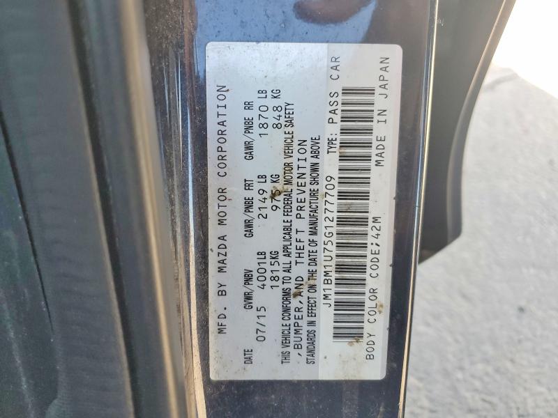Продаж на аукціоні авто 2016 Mazda 3, vin: JM1BM1U75G1277709, номер лоту: 52533486