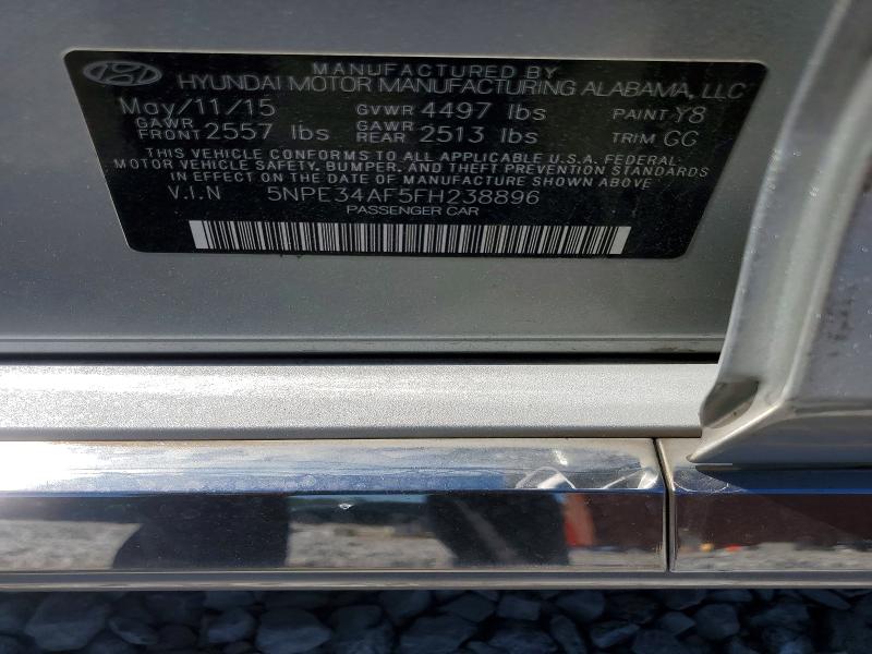 Продаж на аукціоні авто 2015 Hyundai Sonata, vin: 5NPE34AF5FH238896, номер лоту: 53561646