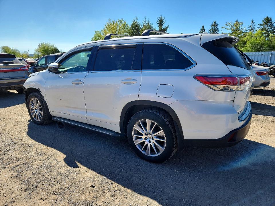 2015 Toyota Highlander მანქანა იყიდება აუქციონზე, vin: 5TDJKRFH4FS092395, აუქციონის ნომერი: 53591456