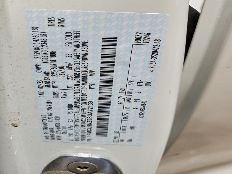 Aukcja sprzedaży 2025 Ford Escape, vin: 1FMCU9NZ9SUA72139, numer aukcji: 52164776