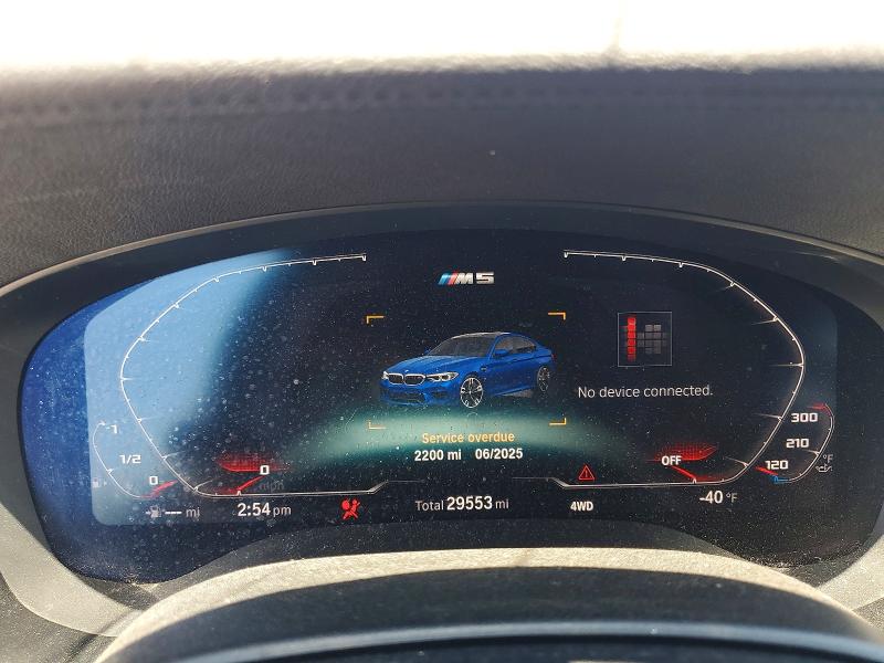 Aukcja sprzedaży 2020 Bmw M5, vin: WBSJF0C0XLCE48324, numer aukcji: 53178326