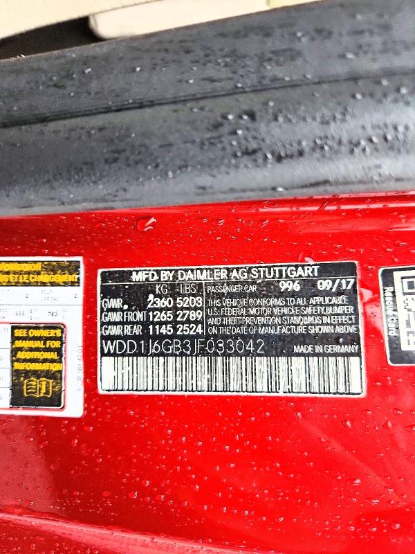 Aukcja sprzedaży 2018 Mercedes-benz E, vin: WDD1J6GB3JF033042, numer aukcji: 52472126
