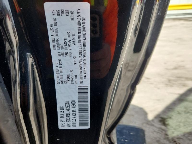 53793996 :رقم المزاد ، 3C63R3BL1NG269758 vin ، 2022 Ram 3500 مزاد بيع