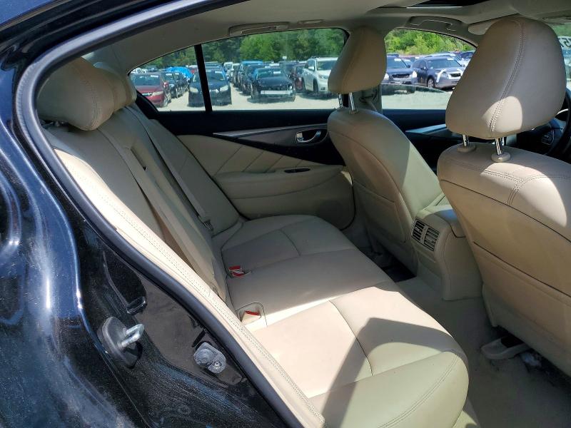 53757026 :رقم المزاد ، JN1BV7ARXFM412432 vin ، 2015 Infiniti Q50 مزاد بيع