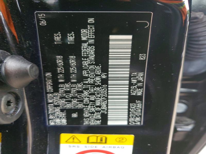 Aukcja sprzedaży 2015 Lexus Nx, vin: JTJBARBZ7F2030516, numer aukcji: 54194476
